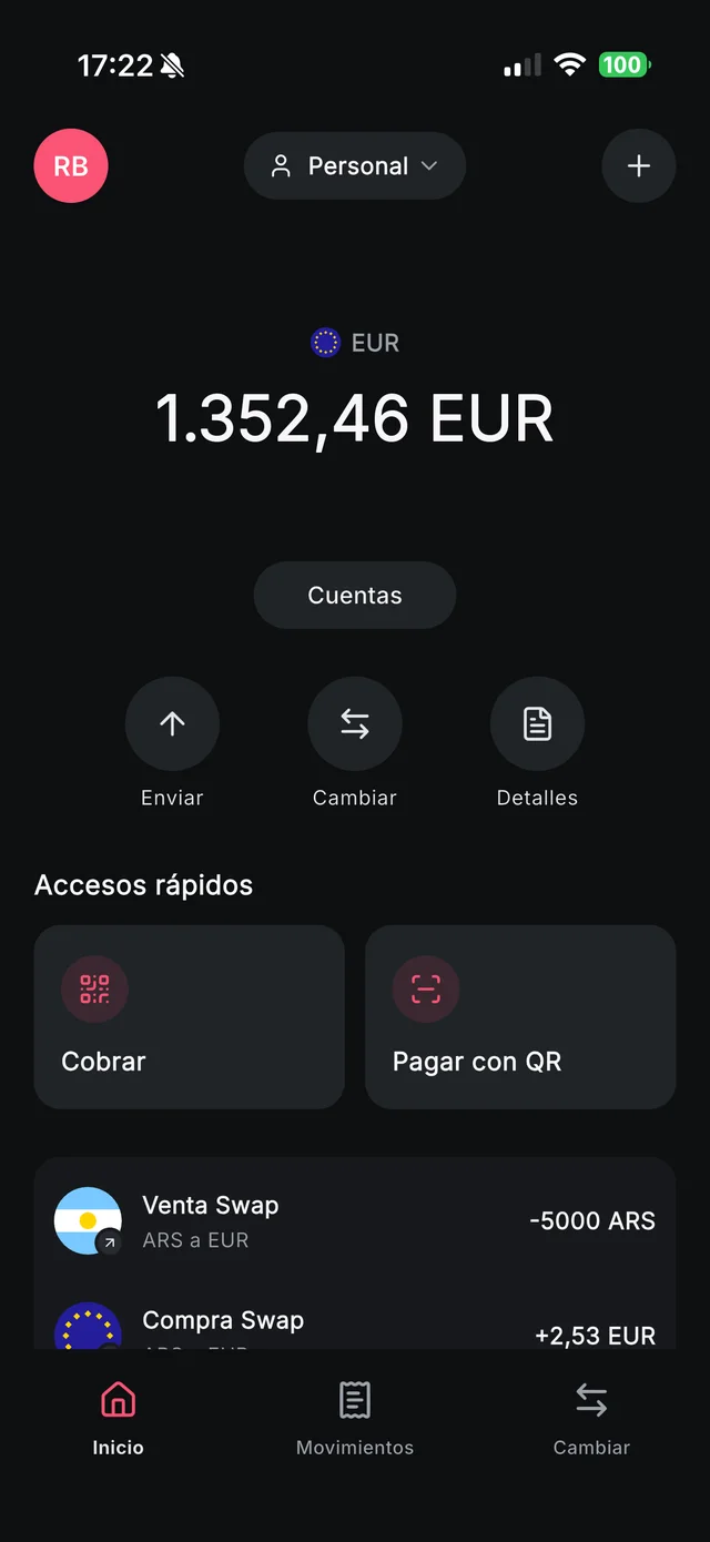 App BNKA: billetera en euros con accesos rápidos para cobrar y pagar con QR
